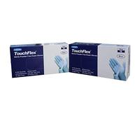 Touchflex Blue Nitrile Powder Free Disposable Gloves - Latex Free - Extra Large - Case x 200