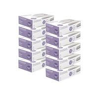 TouchGuard Clear Vinyl Disposable Gloves, Powder-Free, Box of 10*100, Medium