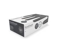 Touchguard Disposable Black Sensitive Gloves - Latex and Powder Free - Multi-Purpose - Food Grade Gloves - Box of 100 - Size L