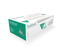 TOUCHGUARD Disposable Gloves Natural Latex - Powder Free - Multi-Purpose - Food Grade - Extra Strong - Box of 100 - Size L