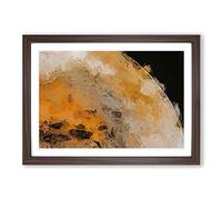 Touching Midnight in Abstract Framed Print | A2 Walnut Framed Wall Art | Ready to Hang | Abstract Fantasy Picture | Living Room Bedroom Lounge Office