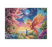 Touching Phoenix on Path 500 Piece Jigsaw Puzzle for All Ages Happy Time Idea Quality Time Cardboard Home Decor Accent 500 PCS