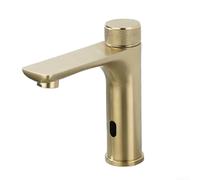 Touchless 304 Stainless Steel Infrared Faucet for Hot & Cold Water, omic Design, Modern Gray/d Finish, Automatic, Kitchen & Bathroom Sink Tap, 170 x 105 mm