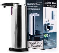 Touchless Automatic Liquid Hand Soap Dispenser - Stainless Steel Body - Kitchen - Bathroom - Hotel - Hands Free Soap Dispenser