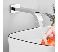 Touchless Automatic Sensor Faucet Wall Mount Hot Cold Mixer Taps DC ed Gold Finish tap