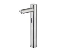 Touchless Bathroom Faucet, Automatic Sensor ABO Mixer, Hot & Cold Stainless Steel Tap, Grey Pistoia, Modern Design for Easy Hygiene & Convenience