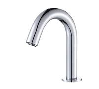 Touchless Bathroom Faucet, Automatic Sensor Tap for Deck Mount, Hot & Cold Water Mixer, ELS83, Modern C Design, G3/8 Connect, Effortless Hands-Free