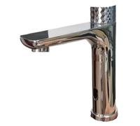 Touchless Bathroom Sink Faucet - Automatic Infrared Sensor Vanity Tap - Chrome Finish (Chrome G1/2)