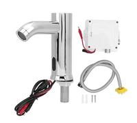 Touchless Bathroom Sink Faucet, Automatic Motion Sensor, Electronic Infrared, 10 to 15cm Sensing Range, Battery Powered, Smart Touchless Sink Faucet, for Lavatory Home
