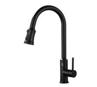 Touchless Black Kitchen Sink Faucet with Temperature Display - Sensor Activated Hot & Cold Water Mixer Tap for Modern Kitchens, Easy Installation & Elegant Design