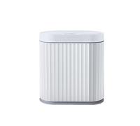 Touchless lint Trash Can 9L - Modern Home Waste Bin with Sealing Performance, Smart Sensor Technology, Recharable, Sk Gray Design for Clean Living