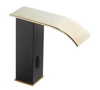 Touchless Sensor Faucet - Chrome Mixer Taps for Bathroom Sink, Brass Waterfall Design, Hands-Free Operation, Modern Bathroom Faucet for Easy Hygiene & Convenience