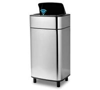 Touchless Smart Sensor Trash Can, 14L Stainless Steel Bin with Easy-Clean Lid for Kitchen, Bathroom & Office - 2.7n Innovative Design for Hassle-Free Waste Disposal