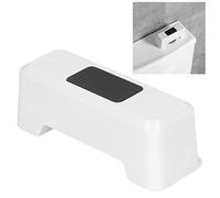 Touchless Toilet Flush Sensor, Automatic Infrared Urinal Flush Valve with 5 Silicone Head, 0.25S Induction Smart Water Saving Toilet Flusher for Home Hotel Waterproof(White)