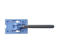 Touchless Toll Bar for Car Parking - Telescopic Parking Toll Payment, Telescopic Rod Card Holder | Easy to Use Toll Payment Card Rod, Payment, Sea Blue + Persian Grey, Consulte la descripción, See