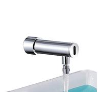 Touchless Wall-Mounted Bathroom Faucet, Motion-Activated Hands-Free Kitchen Tap, Adjustable Water Flow, Battery-Powered Hot & Cold Mixer, Easy Install