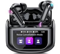 Touchscreen Bluetooth Headphones, 2026 In-Ear Headphones Wireless Bluetooth 5.4 with ANC + ENC Noise Cancelling Mic, 48 Hours Playtime Deep Bass Earbud with 5 EQ Modes, IP7 Waterproof Earphones, USB-C