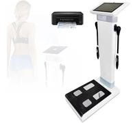 Touchscreen Body Composition Monitor with Instant Face Recognition, Multi-User Profiles, Growth Tracking, Wireless Printing, and Dual-Frequency BIA Technology