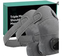 Touchscreen Knee Brace - Large Adjustable Fit, Infrared Heat & 3D Vibration for Chronic Leg Coldness & Aching Knees(2pcs)