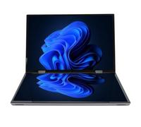 Touchscreen Laptop, Dual 14 Inch Notebook PC, 16GB DDR4 Memory and 1TB SSD, with Virtual Touch Keyboard, Support 360 Degree Flip and Fold (UK Plug 100 to 240V)