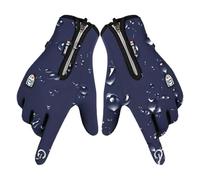 TouchScreen Winter Gloves | Winter Warm Gloves Zipper Men Women Touchscreen - Soft Flannel Lining Touch Finger With Dot Silica Gel Palm Non-Slip Design, Support Almost All Mobile Gaming