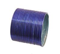 Touchstone "Colorful Bangle Collection Modern Pretty Attractive Look Navy Blue Textured Color Indian Bollywood Thin Designer Jewelry Metal Bangle Bracelets for Women. Set of 24.