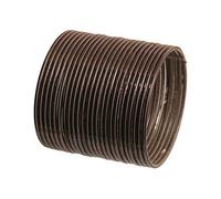 Touchstone "Colorful Bangle Collection Pretty Attractive Look Jet Black Textured Color Indian Bollywood Thin Designer Jewelry Metal Bangle Bracelets for Women. Set of 24.