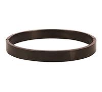 Touchstone NEW Indian Bollywood Fresh Fashion Oriented Pretty Handcrafted Enchanting Free Size Classic Designer Jewelry Openable Cuff Bracelet In Jet Black Tone For Women And Men.