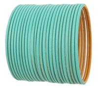 Touchstone New Indian Bollywood Pastel Color Bangle Collection Beautifully Handcrafted Western Choice Pastel Sea Green Color Designer Jewelry Bracelets Bangles. Set of 24.