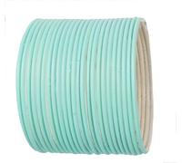Touchstone NEW Indian Bollywood Pastel Color Bangle Collection Beautifully Handcrafted Western Choice Pastel Mint Green Color Designer Jewelry Bracelets Bangles. Set Of 24.