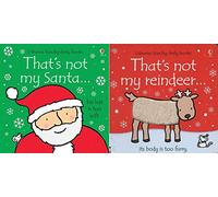 Touchy-Feely Christmas 2 Book Set: That's not my Santa & That's not my Reindeer