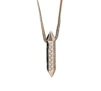 TOUFXJEQV Pendant necklace, high-end, trendy brand, retro, national trend, versatile, niche, handsome men's trend