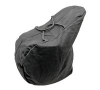 Tough 1 Canvas English Saddle Carrying Bag, Black
