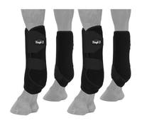 Tough 1 Extreme Vented Sport Boots Set, Black, Small