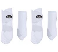 Tough 1 Extreme Vented Sport Boots Set, White, Medium