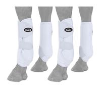 Tough 1 Extreme Vented Sport Boots Set, White, Medium