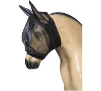 Tough 1 Fly Mask with Ears, Black, Miniature Size