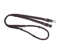 Tough 1 Knotted Cord Roping Reins, Brown