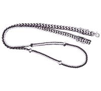 Tough 1 Knotted Cord Roping Reins, Brown/White