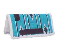 Tough 1 Miniature Sierra Saddle Pad, Southwestern Teal/Black/Cream