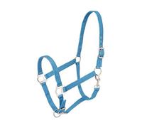 Tough 1 Nylon Halter with Satin Hardware, Turquoise, Horse