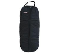Tough 1 Nylon/Poly Bridle/Halter Bag, Black, 25" Length with 3 1/2" Gusset