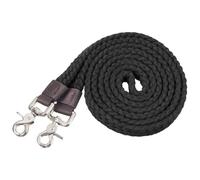 Tough-1 Pro Cotton Roping Rein Black