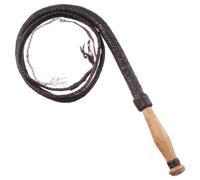 Tough 1 Swivel Handle Hand Braided Bull Whip, Assorted Leather, 6'