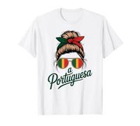 Tough A PORTUGUESA Trip Portugal Girl Cheer Mom Pride T-Shirt