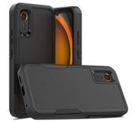 TECHGEAR Galaxy XCover 7 Tough Armoured Case - ShockProof, Rugged, Sturdy [Heavy Duty Protection] [Non-Slip] 2-Layer Impact Phone Case Cover Designed for Samsung Galaxy XCover 7 5G (Black)
