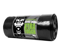 TOUGH BAGS Antibacterial 240L Wheelie Bin Refuse Sacks - 114 x 137cm 40 μm, 10 Bag Roll - Xtra Tough & Strong Bin Liners Bin Bags - Perfect for Domestic, Commercial and Industrial Environments.