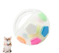 Tough Ball Toys For Dogs | Interactive Squeaky Handheld Round Football,Pet Training Supplies Dog Chewing Ball | For Aggressive Chewers For Fetch And Play