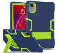Tough Case for Lenovo Tab M11 Case 11 inch 2024 (TB330FU) |Colour-Contrast Design| Full Body Protective Cover Kickstand Shockproof Hybrid Shell for Lenovo Tab M11 Tablet NavyBlue/Green