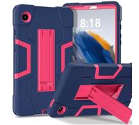 Tough Case for Samsung Galaxy Tab A11 8.7 Inch 2025 |Colour-Contrast Design| Kickstand Shockproof Cover for Samsung Galaxy Tab A11 8.7" SM-X130/X133/X135 NavyBlue/Pink